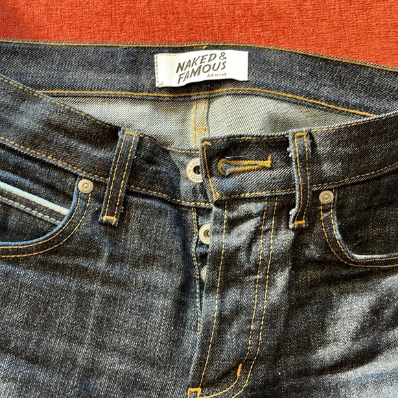 Naked & Famous men’s denim jeans. Size 29 - Picture 3 of 6